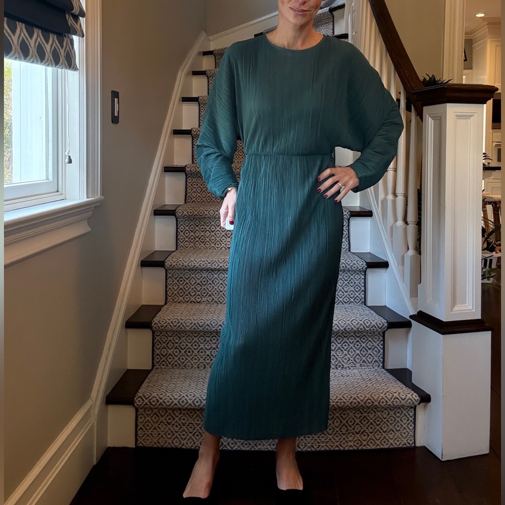 Elegant Teal Maxi Dress
